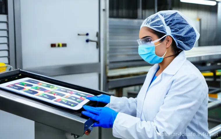 식품위생사 자격증 취득 후 해야 할 일 - **Prompt:** A highly professional and focused food safety specialist, of Middle Eastern descent, met...
