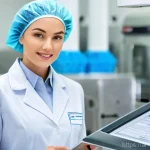 식품위생사 경력기술서 작성법 - **Prompt 1: The Dedicated Food Safety Auditor**
    "A professional, intelligent-looking female food...